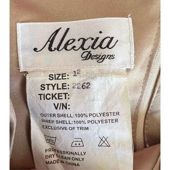 Vintage Alexia Designs Gold Zip Up Spaghetti Strap Corset Top - Picture 2 of 3